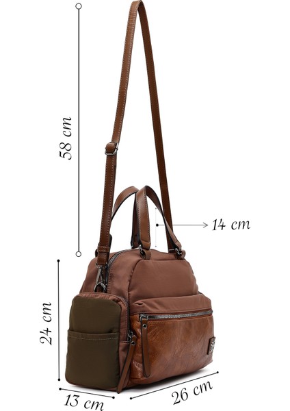 Kadın Taba Uzun Askılı Kol Çantası 25WBD254114 fiyatları