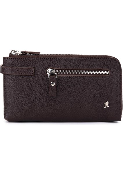 Erkek Hakiki Deri Kahverengi El Çantası 1148 8126 Erk Cnt SK25-26 Kahve Fltr