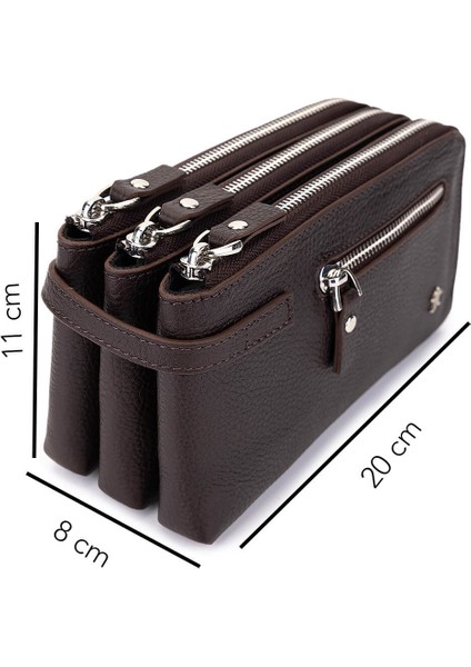 Erkek Hakiki Deri Kahverengi El Çantası 1148 8126 Erk Cnt SK25-26 Kahve Fltr fiyatları