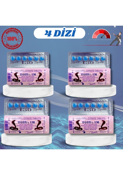 VEGAMAVI130MG Tablet Mavi COB'RA_130 Hap 130 Mg 6x4 Dizi( 24 Tablet Kullanım) COBRA130MG Cobra_hap Kobrahap Mavi Kobra Geciktiricili8 Geciktirme8 CIALIS15 Uzun_etki_performans