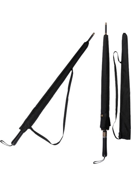 Rüzgar Dayanıklı 1.kalite Fiber 24 Tel Lux Şemsiye Siyah MPR1031 modelleri