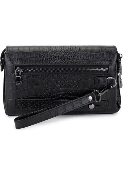 Erkek Hakiki Deri Siyah Kroko El Çantası 147 899 Erk Cnt SK25-26 Sıyah Kroko modelleri