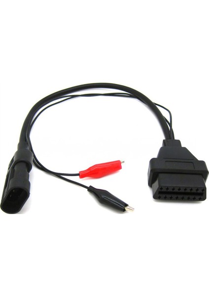 Fiş Konnektör Adaptörü Araç Uzatma Kabloları Için Yüksek Kaliteli Obd2 Kablosu 3 Pin'den 16 Pin'e modelleri
