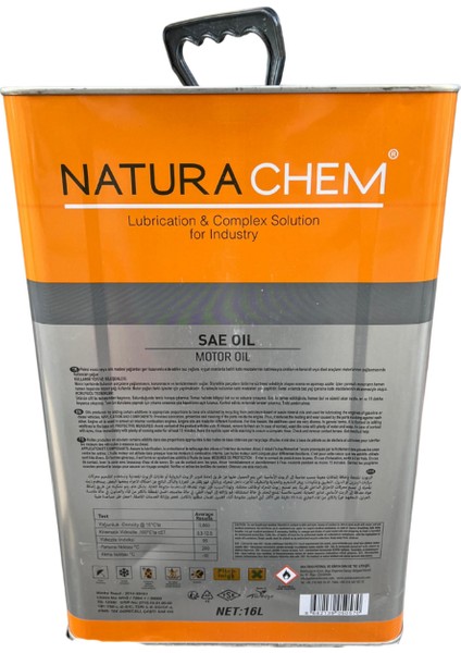 Naturachem Çok Performanslı Yağlayıcı 75W-80 16 L modelleri