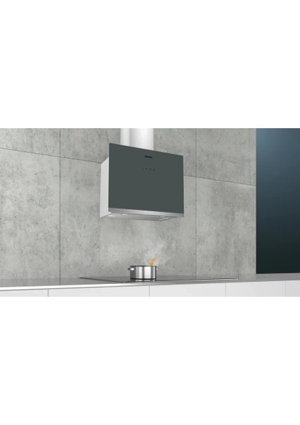 LC65FCJ00T IQ300 Duvar Tipi Davlumbaz 60 cm Şeffaf Cam Titanyum Baskılı fiyatları