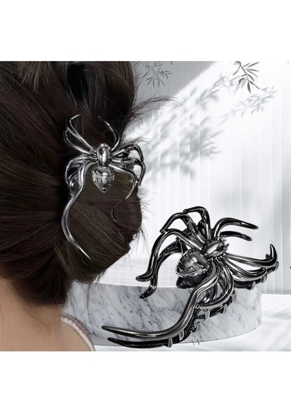 Halloween Örümcek Tasarım -Gotik Metal Mandal Toka Cadılar Bayramı ( BC-1015 )