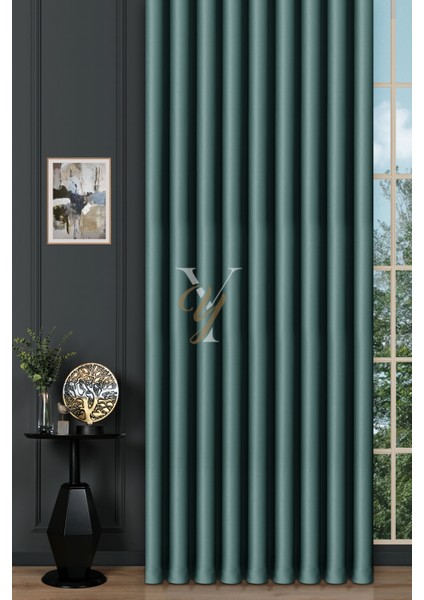 Blackout Fon Perde V-2029 Petrol Yeşili fiyatları