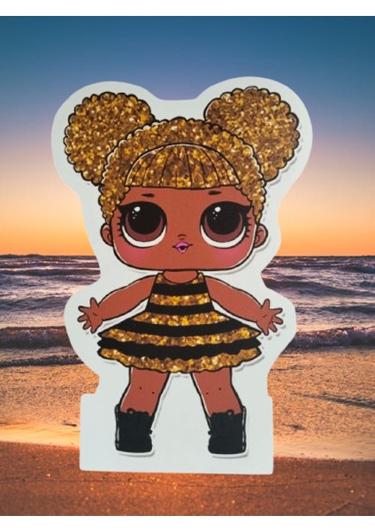 Ayaklı Pano Lol Bebek Cyristal Queen Be 50X30 cm Doğum Günü Masa Dekoru Oda Süsü fırsatları