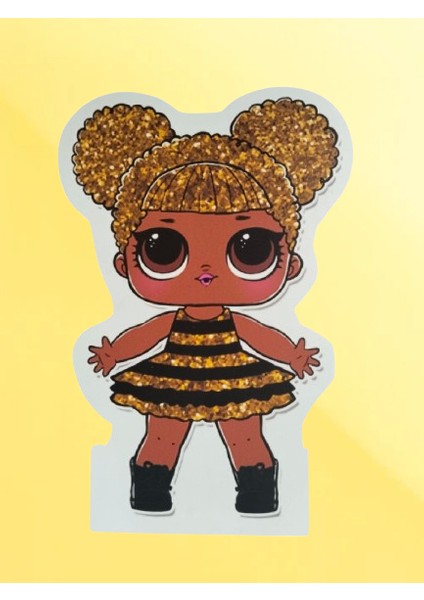 Ayaklı Pano Lol Bebek Cyristal Queen Be 50X30 cm Doğum Günü Masa Dekoru Oda Süsü