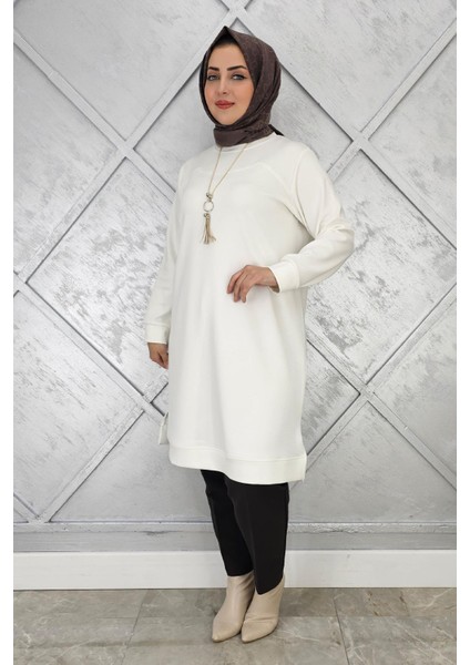 Kadın Kolye Detaylı Tesettür Tunik fiyatları