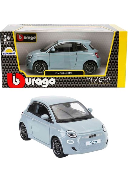 1:24 Fiat 500E 2023 Model Araba – Açılabilir Kapılı, Gerçekçi Mini Model, Koleksiyon Aracı fiyatları