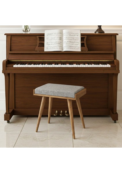 Ahşap Yatak Odası Tabure, Ceviz Çalışma ve Piano Sandalyesi, Yatak Odası Bankı