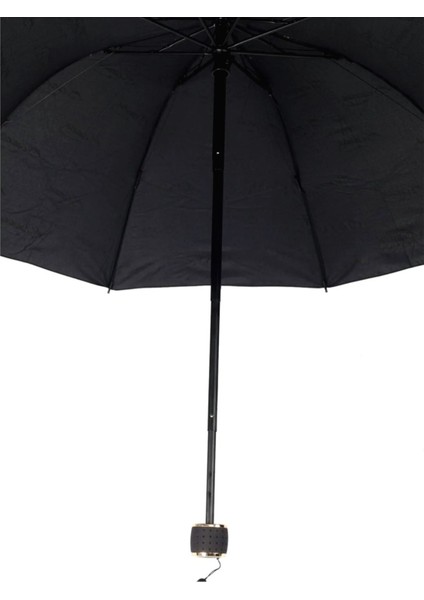 Rüzgâra Dayanıklı, 8 Tel Manuel Şemsiye, Atatürk Imzalı, Siyah Renkli fiyatları