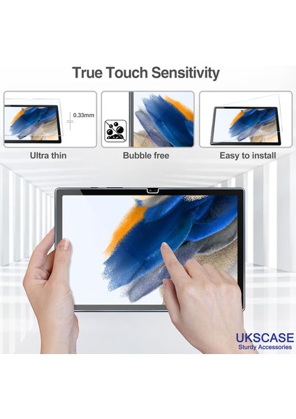 Samsung Galaxy Tab A8 10.5'' 2022* (X200/X205/X207) Uyumlu Temperli Cam Ekran Koruyucu 2 Adet* modelleri