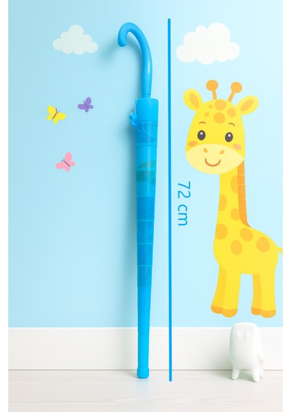 Katlanabilir Çocuk Şemsiyesi, Koruma Kılıflı, Bardaklı, 72 Cm, Yağmur, Kar, Güneş, Okul fiyatları