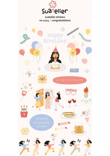 Deco Sticker Congratulations