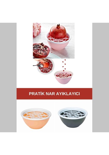 Narmatik, Kolay Nar Ayıklayıcı, Pratik Nar Dökücü Ayıklama Temizleme Kabı