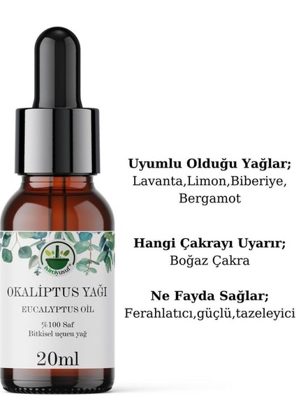 Uçucu Yağ Seti (Karışık) – %100 Saf & Doğal | 20 ml x Çoklu Set modelleri