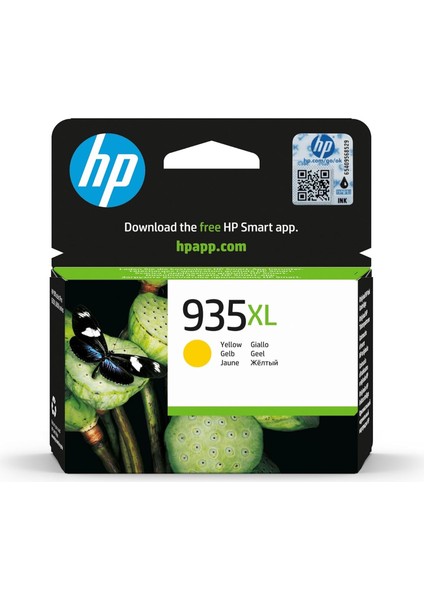 935XL Orijinal Mürekkep Sarı Yüksek Kapasiteli 825 Sayfa 1-Paket Ambalaj Farklı Olabilir.
