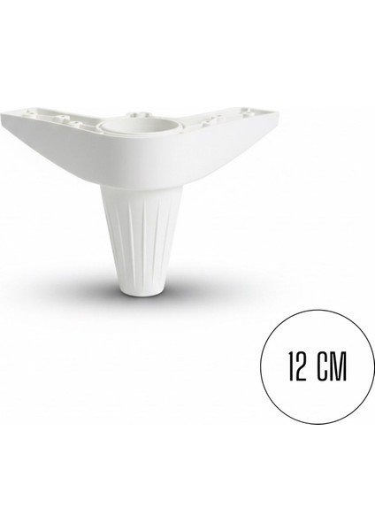 Yonca Ayarlı Beyaz Plastik Ayak 12-15CM modelleri