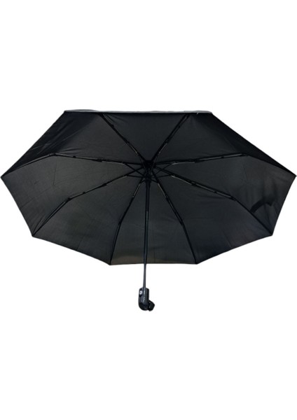 Tam Otomatik 8 Telli Siyah Şemsiye, Dayanıklı ve Şık Tasarım indirimleri