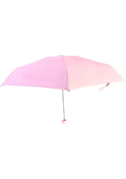 Mini 6 Telli Kapsüllü Cep Şemsiye, Pembe, Hafif ve Pratik Tasarım modelleri