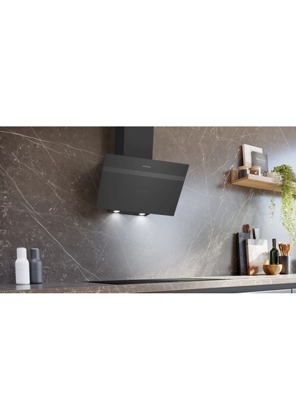 LC64KPJ60T IQ100 Duvar Tipi Davlumbaz 60 cm Siyah Cam modelleri