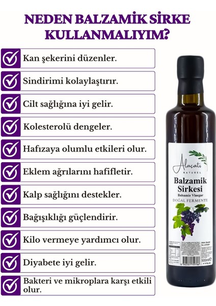 Balzamik Sirke Doğal Fermantasyon Filtresiz Katkısız - Balsamic Vinegar 500 ml fiyatları