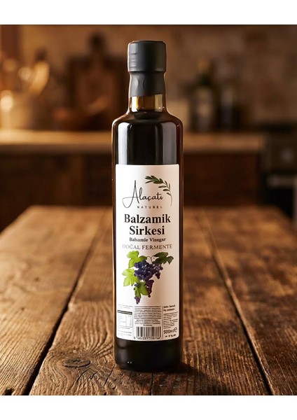 Balzamik Sirke Doğal Fermantasyon Filtresiz Katkısız - Balsamic Vinegar 500 ml