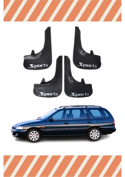 Ford Escort Stw Tüm Kasalar Sports Yazılı 4'lü Tozluk Çamurluk Paçalık