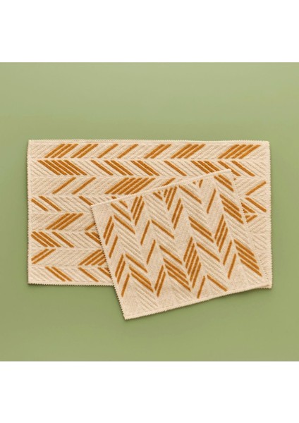 Corner Paspas Takımı, Hardal, 60 x 100