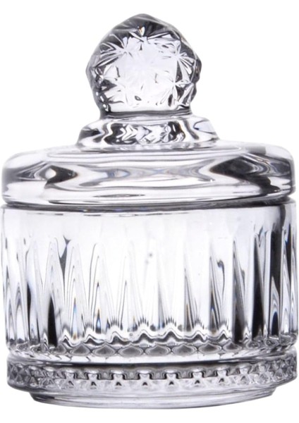 Lüx Mini Cam Şekerlik & Cam, Kesme Cam Lüx Şekerlik 7.5cm*9.2cm - 06642