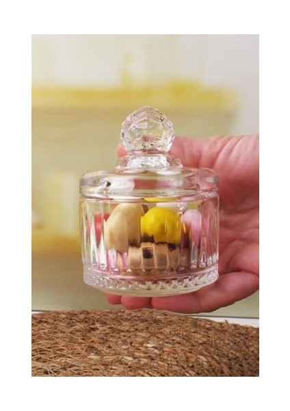 Lüx Mini Cam Şekerlik & Cam, Kesme Cam Lüx Şekerlik 7.5cm*9.2cm - 06642 fiyatları