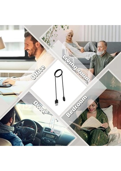 Happy Fit 3/wacth Fit2/band 9/band 8/band 7 Uyumlu Usb-A Şarj Cihazı ile Uyumlu Şarj Kabloları Çip Korumalı Akıllı Saat Yedek USB Şarj Kablosu fiyatları