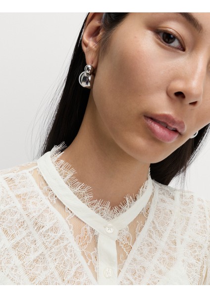 Dantel Detaylı Bluz