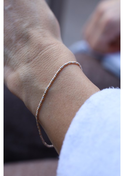 14 Ayar Altın Mini Dorika Toplu Üç Renkli Bileklik fiyatları