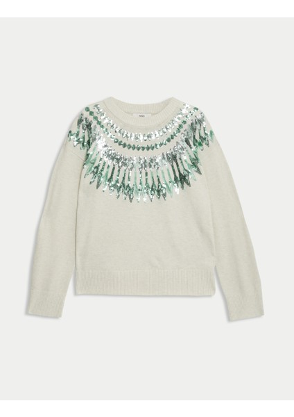 Payetli Rahat Kesim Yılbaşı Kazağı fiyatları