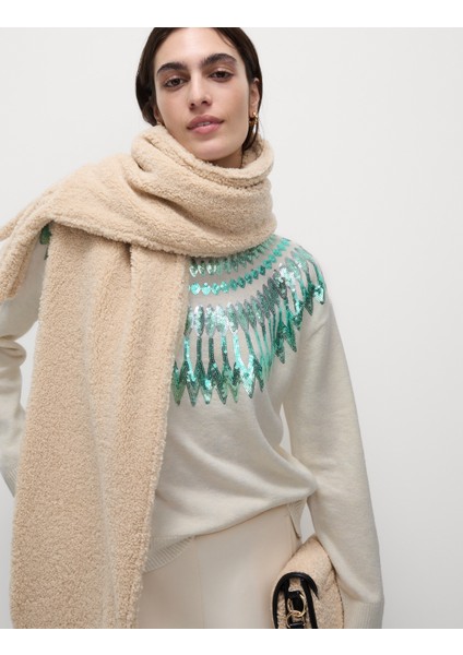 Payetli Rahat Kesim Yılbaşı Kazağı indirimleri