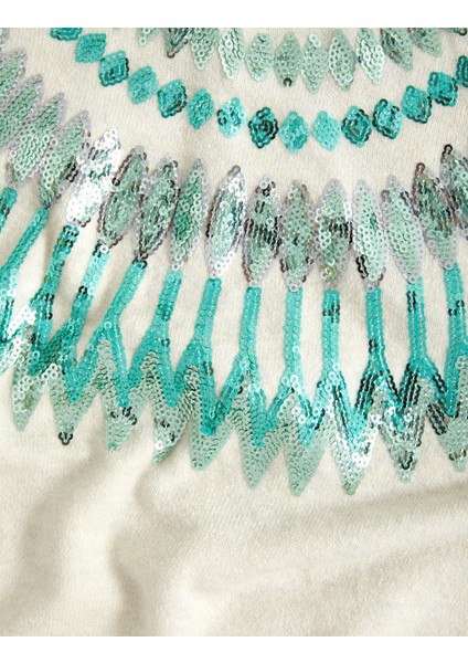 Payetli Rahat Kesim Yılbaşı Kazağı