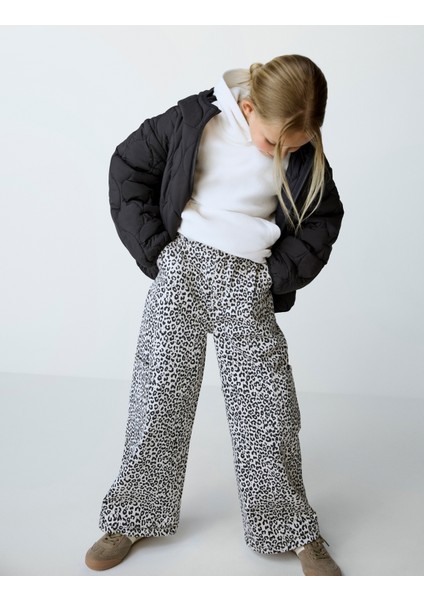 Saf Pamuklu Geniş Paça Pantolon (6-16 Yaş)