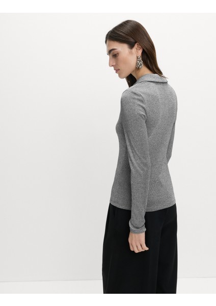 Uzun Kollu Düğme Detaylı Bluz fiyatları