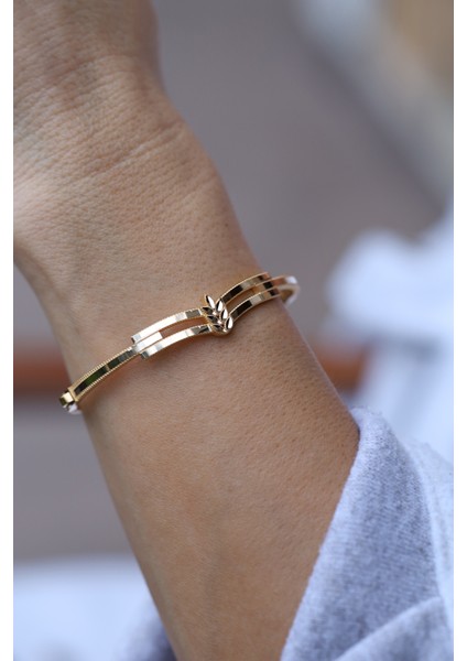 14 Ayar Altın Başak Modelli Ajda Kaburga Kelepçe fiyatları