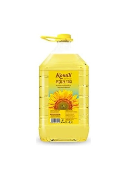 Komili Ayçiçek Yağı Dar Ağız, Pet Şişe, 4 Lt fiyatları