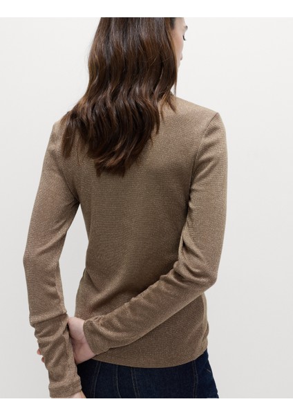 Uzun Kollu Düğme Detaylı Bluz modelleri