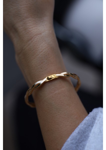 14 Ayar Altın Cimarlı Ajda Sarmal Kelepçe modelleri