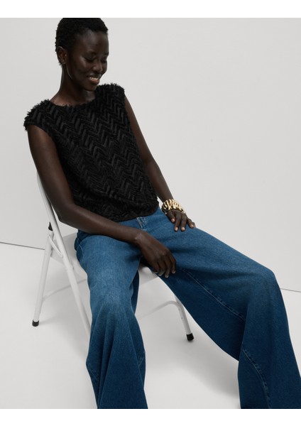 Jacquard Desenli Bluz indirimleri