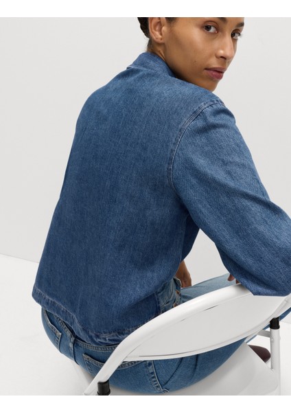 Denim Bağlamalı Bluz indirimleri