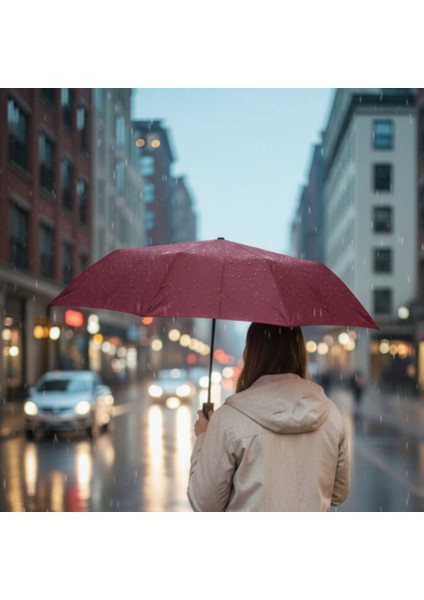 Renkli ve Otomatik Kompakt Şemsiye, Kolay Taşınabilir ve Şık Tasarım fırsatları