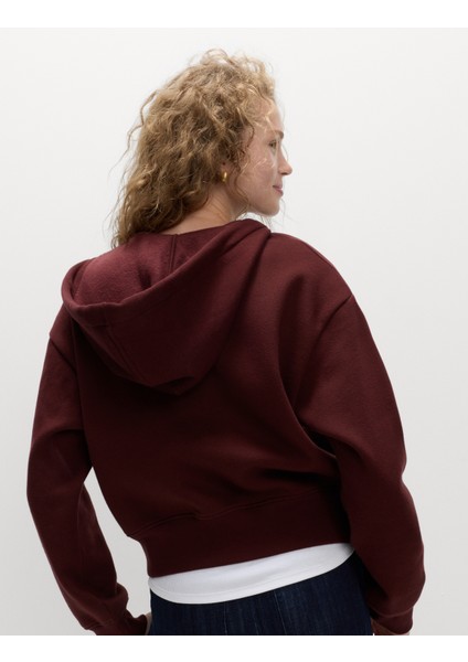 Pamuk Karışımlı Fermuarlı Kapüşonlu Hırka indirimleri