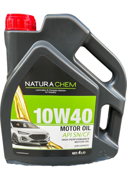 10W-40 Yarı Sentetik Motor Yağı 4 L